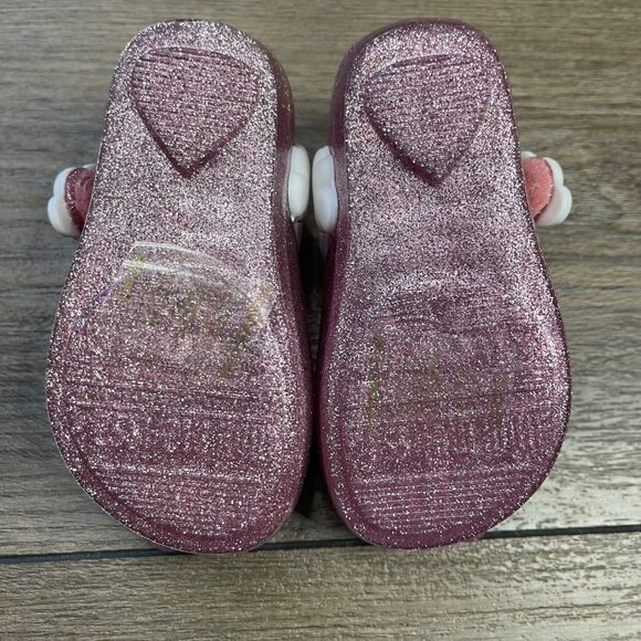 Mini Melissa Mini Ultragirl Unicorn Mary Janes Baby Girls 5 Pink Sparkling NEW - Picture 6 of 10